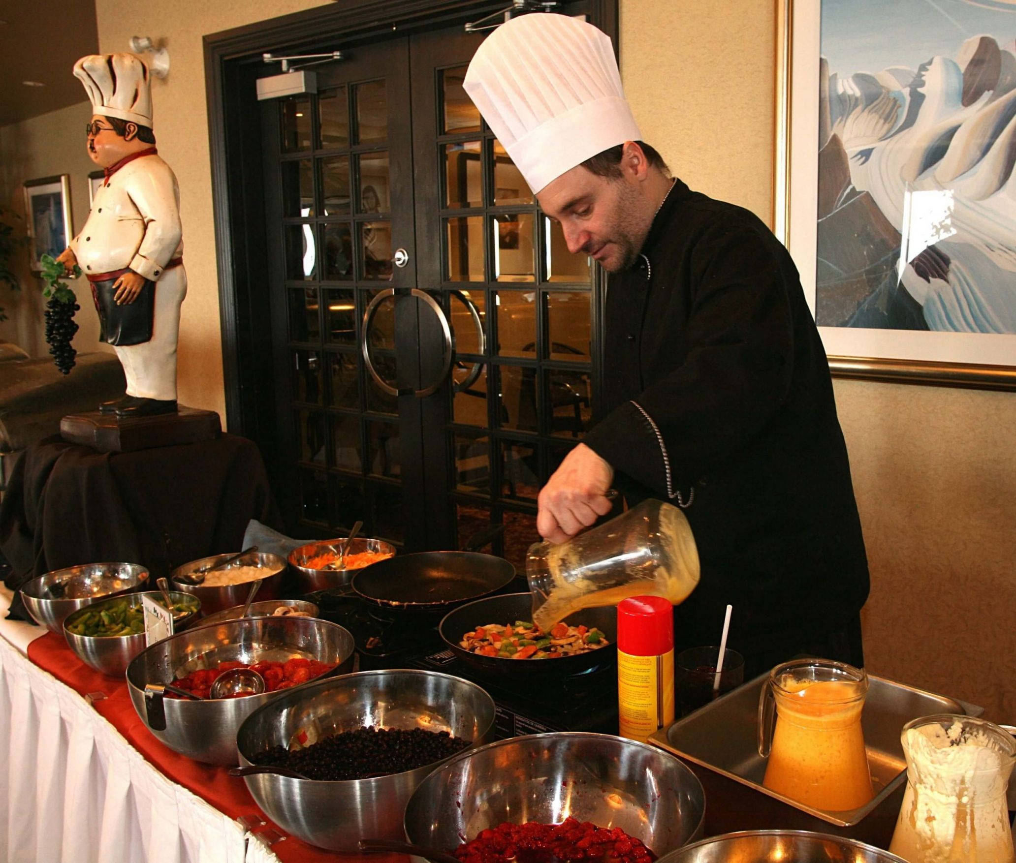 Chef preparing food - Frobisher Inn