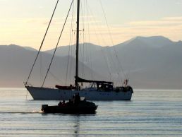 Boats in open water