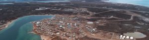 Aerial view of Gjoa Haven in Nunavut